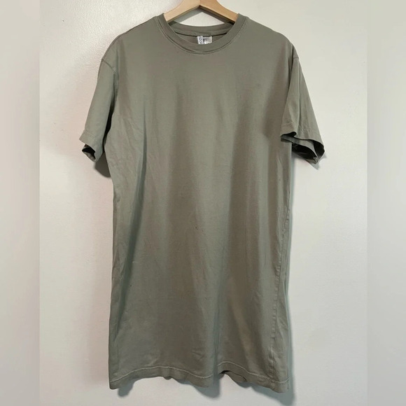 H&M Basic Women’s Olive T-Shirt Dress - Small - Picture 2 of 6